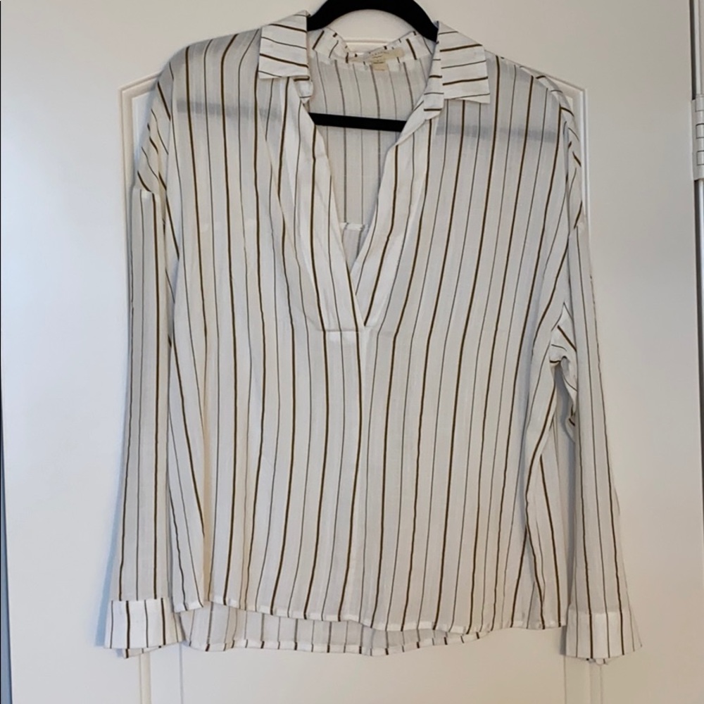 V-neck blouse